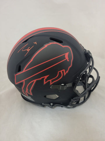 JAMES COOK SIGNED BUFFALO BILLS ECLIPSE SPEED AUTHENTIC HELMET BECKETT QR