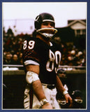 Mike Ditka Signed Chicago Bears 35x43 Framed Jersey (JSA) 1963 NFL Champion/ T.E