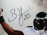 Brian Dawkins Autographed Eagles 16x20 Celebration Photo - Beckett W Auth *Black