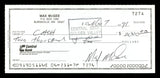 Max McGee Authentic Autographed Signed 2.75x6 Check Green Bay Packers 174021