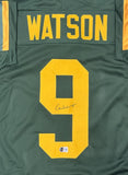 CHRISTIAN WATSON Signed Replica 1950's Retro Jersey - Green Bay Packers - BAS