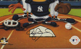 Roger Clemens Signed New York Yankees Framed MLB Looney Tunes Collage Print