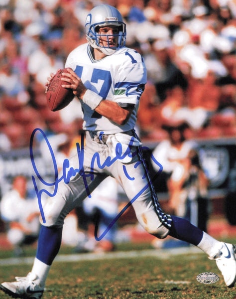 Dave Krieg Autographed Signed 8x10 Photo Seattle Seahawks MCS Holo #63487