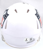 Randy Gradishar Autographed NFL Shield Speed Mini Helmet w/HOF - Beckett W Holo