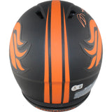 Shannon Sharpe Autographed Denver Broncos Authentic Eclipse Helmet Beckett 50895