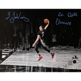 Zach Lavine Autographed/Signed Minnesota Timberwolves 11x14 Photo FAN 47009