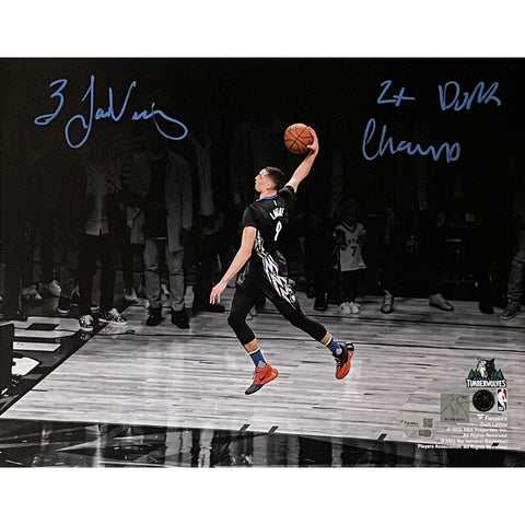Zach Lavine Autographed/Signed Minnesota Timberwolves 11x14 Photo FAN 47009