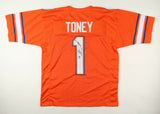 Kadarius Toney Signed Florida Gators Jersey (JSA COA) 2021 1st Rnd Pick Giants