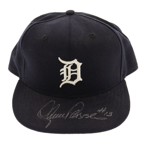 Lance Parrish Signed New Era Fitted Baseball Cap (JSA COA) 1984 Detroit Tigers