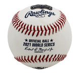 Austin Riley Signed Atlanta Braves Rawlings OML 2021 World Series Baseball