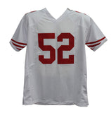 Patrick Willis Autographed/Signed Pro Style White XL Jersey Beckett BAS 34519