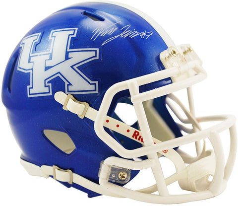 Will Levis Kentucky Wildcats Autographed Riddell Speed Mini Helmet