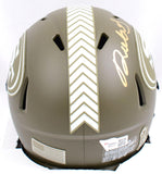 Deebo Samuel Autographed 49ers Salute to Service Speed Mini Helmet- Fanatics