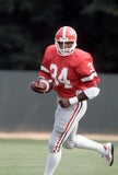 Herschel Walker "34" Signed Georgia Bulldogs Schutt Mini Helmet (JSA COA) R.B.