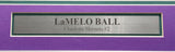 CHARLOTTE HORNETS LAMELO BALL AUTOGRAPHED FRAMED TEAL JERSEY JSA STOCK #209444