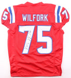 Vince Wilfork Signed New England Patriots Pro Cut Jersey (Beckett) 2xS.B. Champ