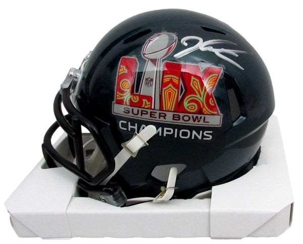 Jalen Carter Signed/Autographed Speed Mini SB LIX Helmet Eagles Beckett 194512