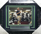 Pete Carroll Autographed Framed 8x10 Photo Seattle Seahawks Beckett QR #AE31648
