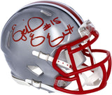 Ezekiel Elliot Ohio State Buckeyes Signed Riddell Flash Speed Mini Helmet
