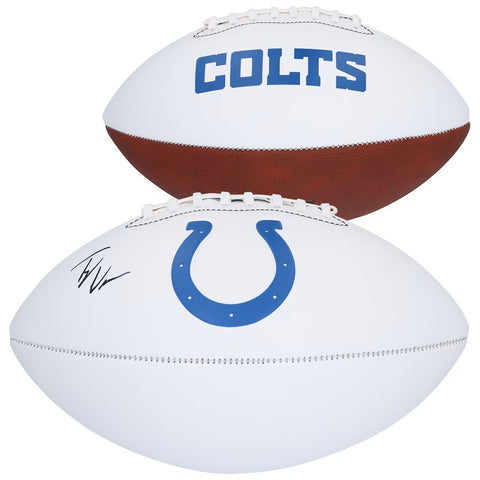 Tyler Warren Signed Indianapolis Colts Logo Football Fanatics