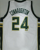 Bucks NBA Champ PAT CONNAUGHTON Signed Milw Custom Replica White Jersey AUTO JSA