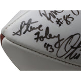 Red Miller Morton +13 Signed Denver Broncos 1977 Team Football Beckett 55438