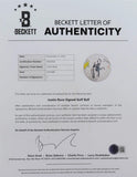 Justin Rose Signed Masters Golf Ball (Beckett) 3xMasters Runner-Up 2015, 17, 25