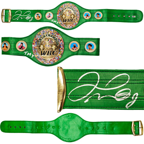 FLOYD MAYWEATHER JR. AUTOGRAPHED WBC BOXING BELT TMT BECKETT 221649