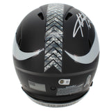 Adrian Peterson Autographed Vikings 2026 Salute to Service Speed Helmet Beckett