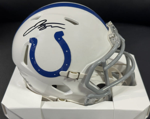 Jonathan Taylor Signed Ridell Mini Helmet Auto Fanatics COA Indianapolis Colts