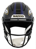 Ravens Ray Lewis "HOF 18" Signed Speed Flex Full Size Helmet BAS Witnessed