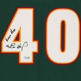 Frmd Shawn Kemp Supersonics Signed M&N Green Authentic Jersey & "Reign Man" Insc