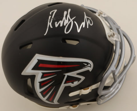 Roddy White Signed Atlanta Falcons Speed Mini Helmet - Beckett