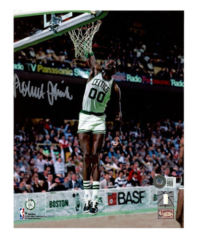 Robert Parish Autographed/Signed Boston Celtics 8x10 Photo Beckett 42091