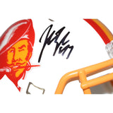 John Lynch Signed Tampa Bay Buccaneers TB Mini Helmet Beckett 42709