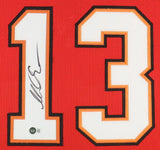 Mike Evans Signed Tampa Bay Buccaneers 35x43 Framed Jersey (Beckett) W. Receiver