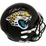 Travis Hunter Autographed Jacksonville Jaguars F/S Helmet Beckett Witness 51409