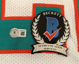 Mercury Morris Signed Miami Dolphins Jersey (Beckett) 1972 Perfect Season / R.B.