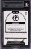 Mavericks Luka Doncic Authentic Signed 2020 Hoops #150 Card Autographed BAS Slab