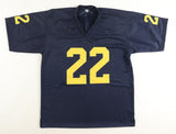Justice Haynes Signed Wolverines Jersey (Beckett) 2025 Michigan Running Back