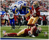 Kyren Williams Autographed "TD Flip" Los Angeles Rams 11" x 14" Photo Beckett