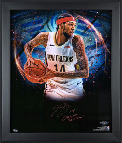 Brandon Ingram New Orleans Pelicans Framed Autographed 20" x 24" In Focus Photo