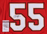 Derrick Brooks Signed Tampa Bay Buccaneers Red Road Jersey (JSA COA) Ex FSU L.B.