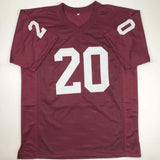 Autographed/Signed Billy Sims 78 Heisman Oklahoma Maroon Jersey JSA COA