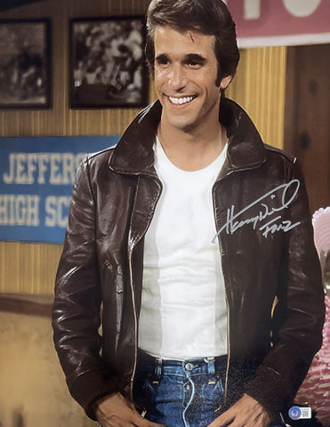 Henry Winkler Autographed/Signed Happy Days 16x20 Photo Beckett 40565