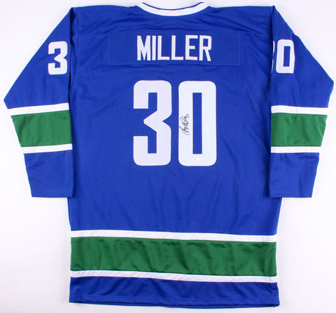 Ryan Miller Signed Canucks Jersey (JSA Hologram) Vancouver Goaltender