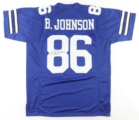 Butch Johnson Signed Dallas Cowboys Jersey (JSA COA) Super Bowl XII Champion W.R