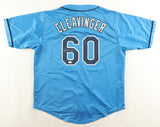 Garrett Cleavinger Signed Tampa Bay Rays Powder Blue Home Jersey (JSA COA)