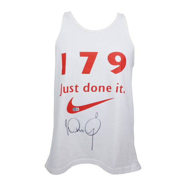Ian Wright Signed Nike Just Done It Jersey #179 with Beckett COA
