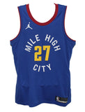Jamal Murray Autographed Denver Nuggets Blue Dri-Fit XL Jersey FAN 39656